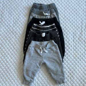 6 pairs of sweatpants